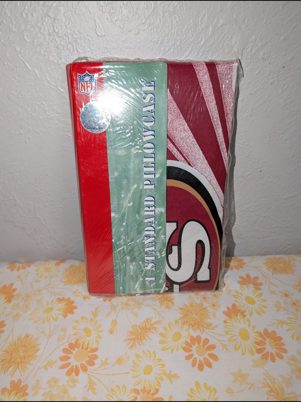 NFL San Francisco 49ers Standard Pillowcase - Red & Gold